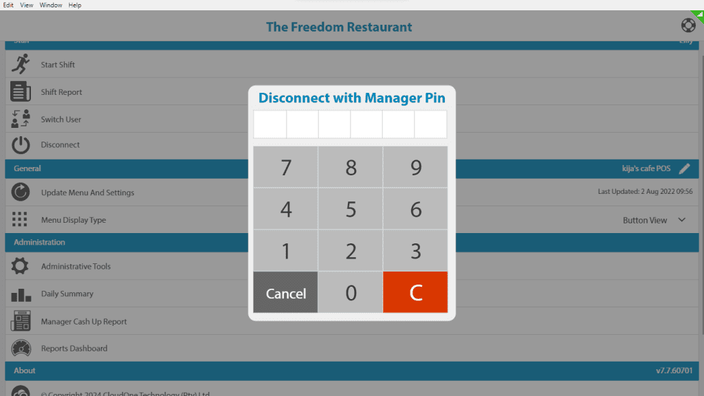 TallOrder POS Retail Features Staff Permissions