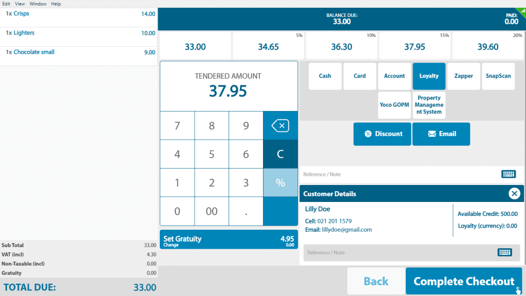 TallOrder POS Retail Features Integration with POS